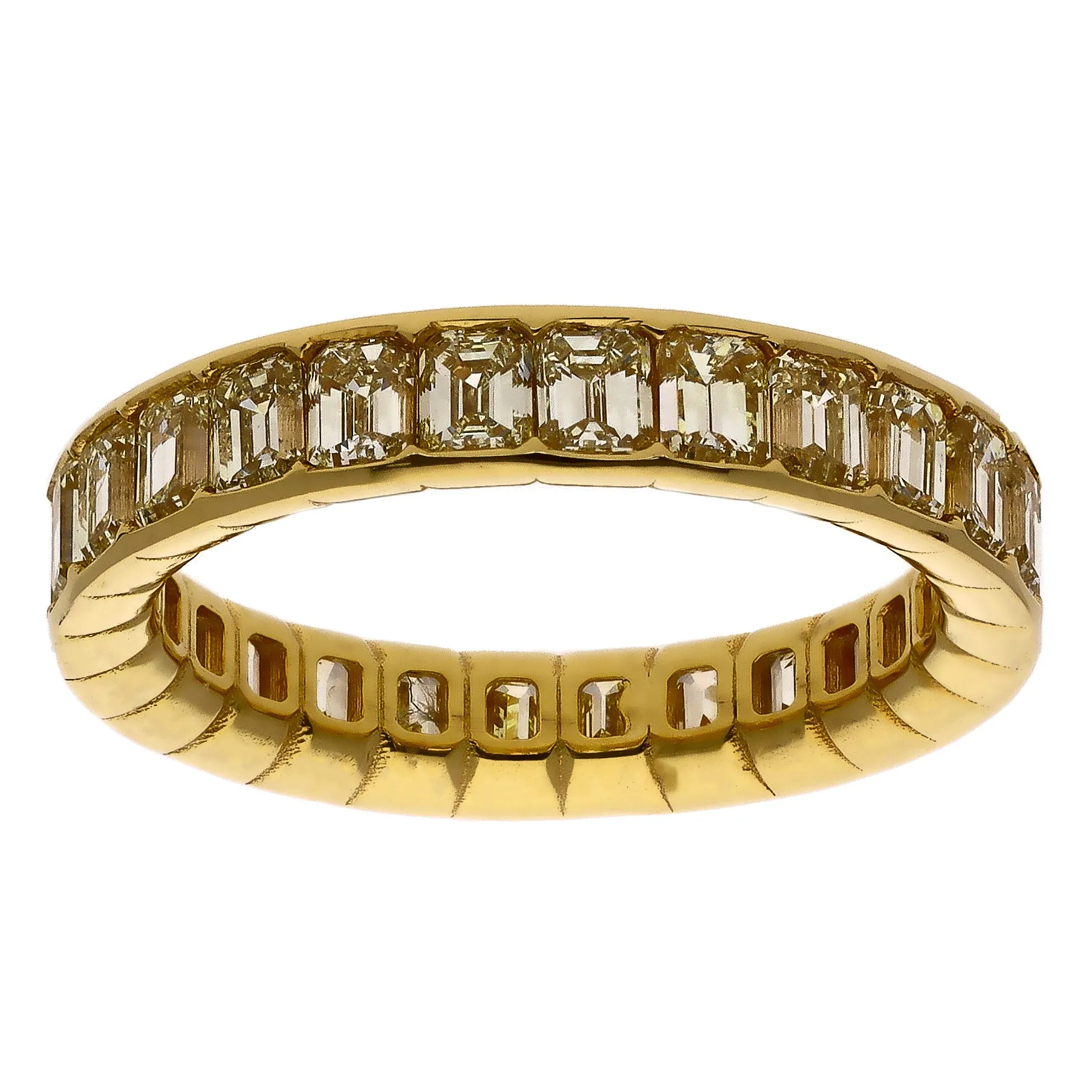 14K Yellow Gold Diamond Eternity Band