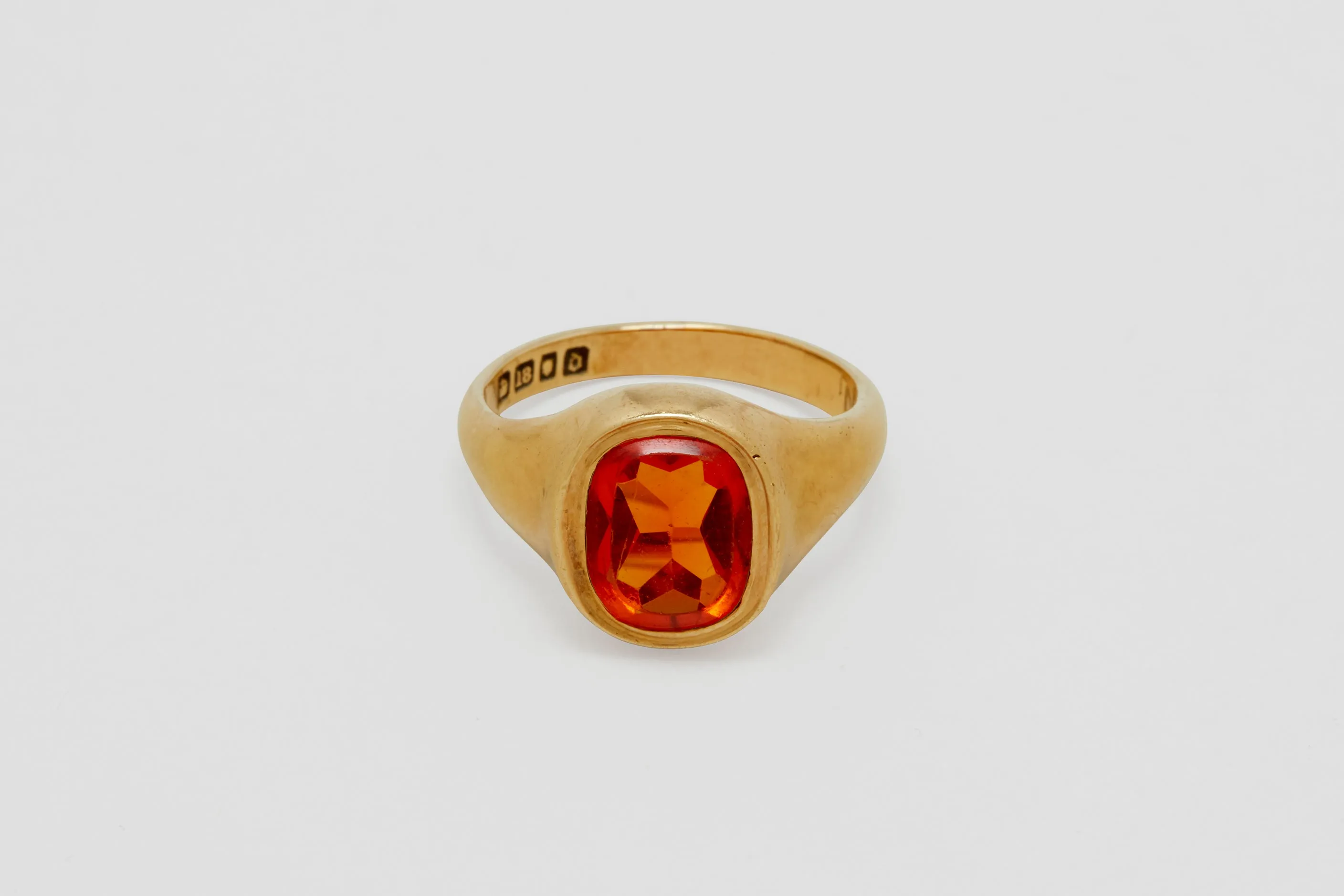 18k Fire Opal Ring