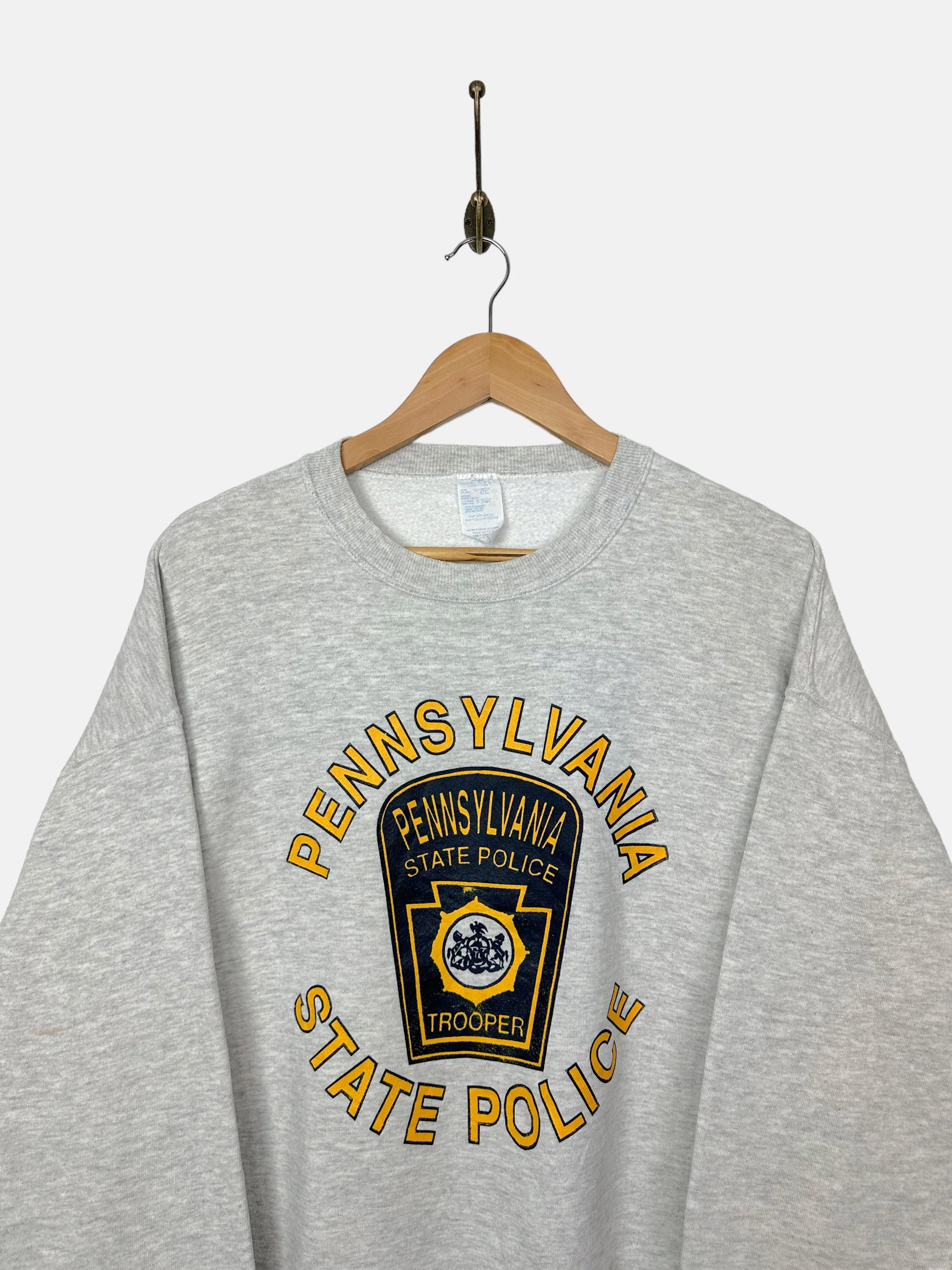 90's Pennsylvania State Police USA Made Vintage Sweatshirt Size M-L