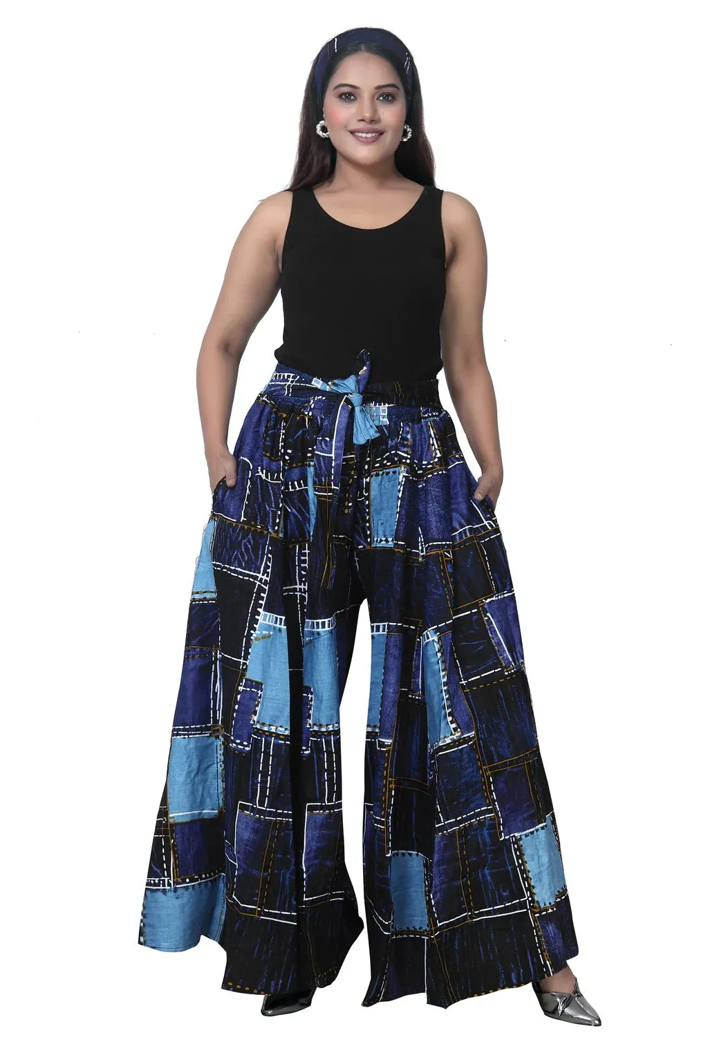 African Print Wide Leg Pant