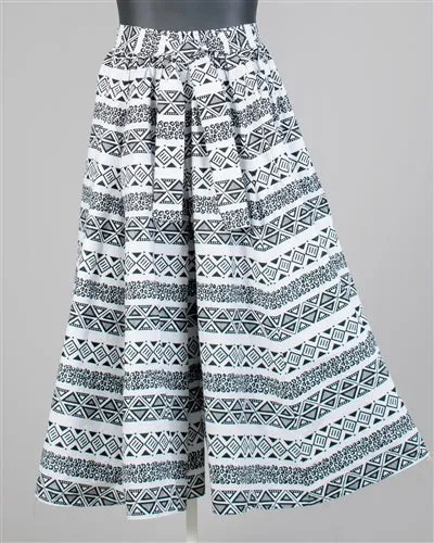 African Print Wide Leg Pant