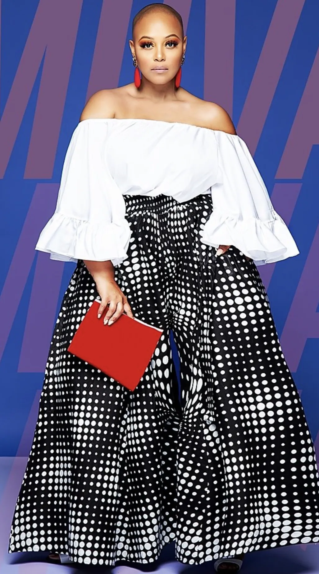 African Print Wide Leg Pant