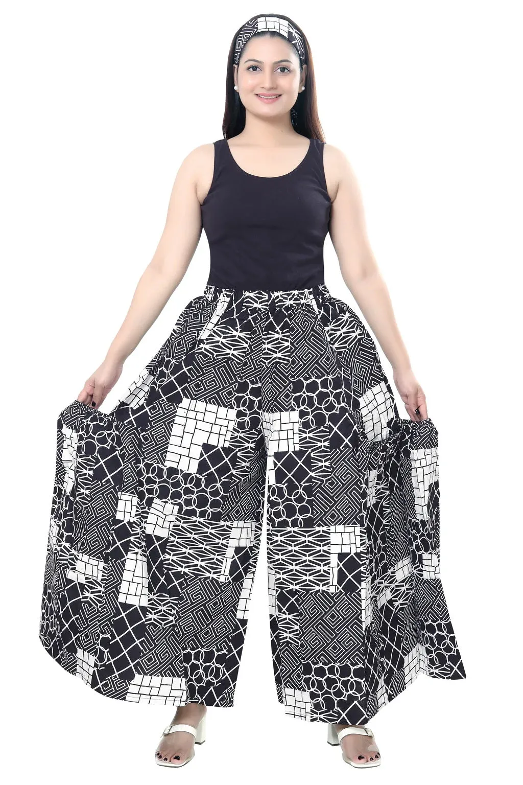 African Print Wide Leg Pant
