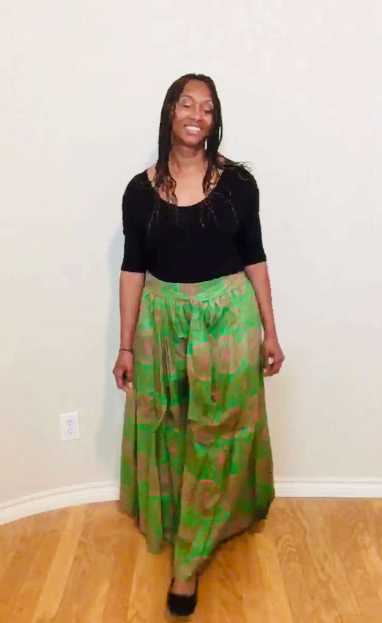 African Print Wide Leg Pant