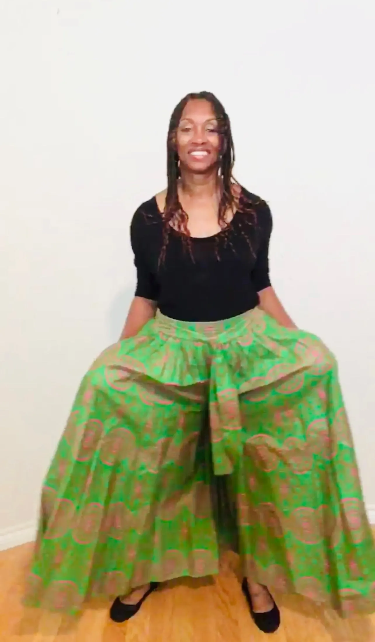 African Print Wide Leg Pant