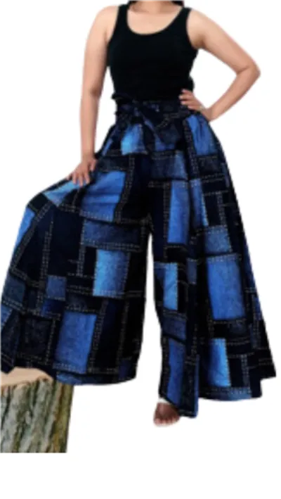 African Print Wide Leg Pant