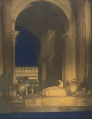 Altar Before Rotunda, Palace of the Fine Arts, Panama Pacific International Exposition