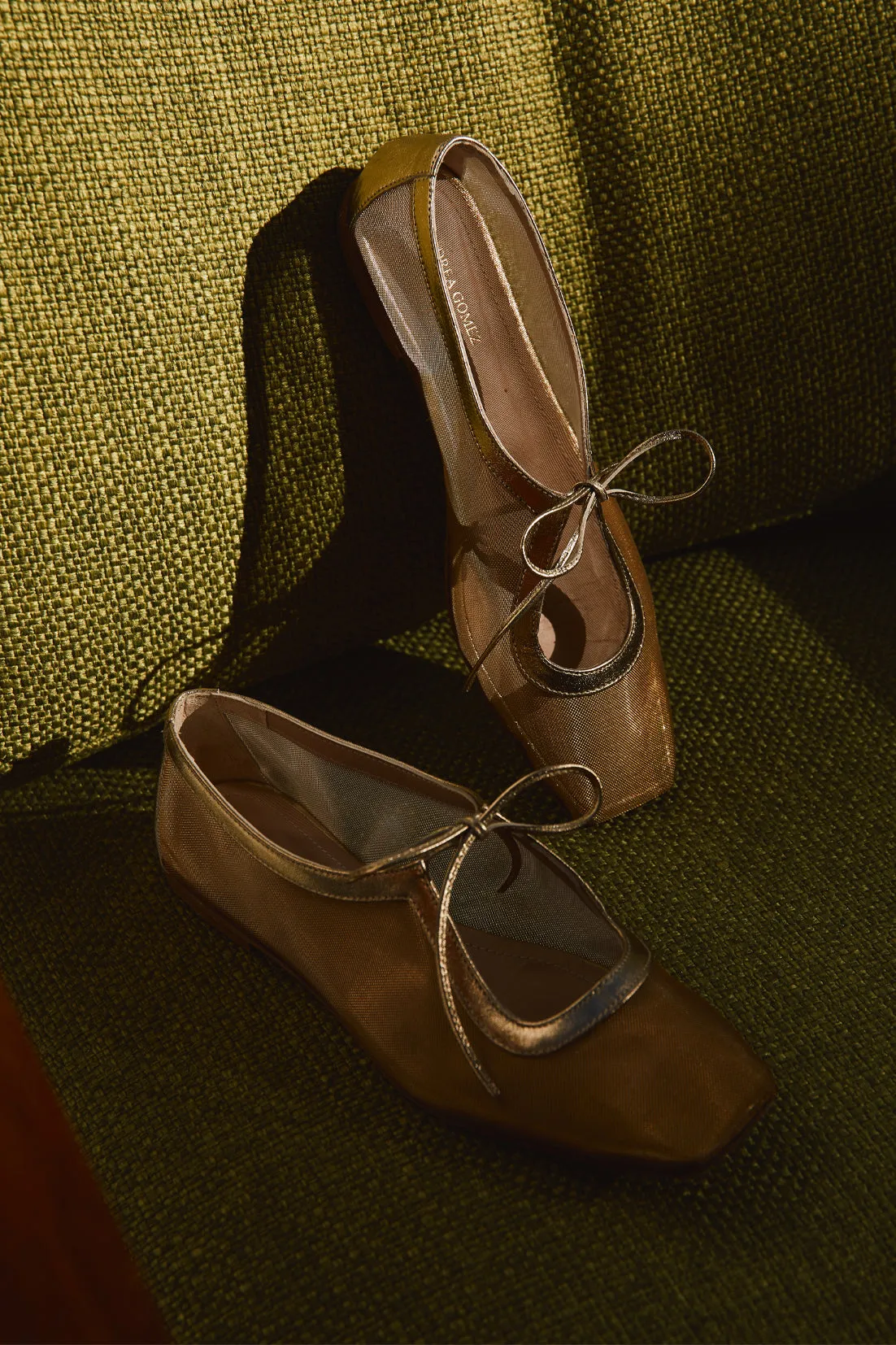 Amelia Clear Mesh Gold