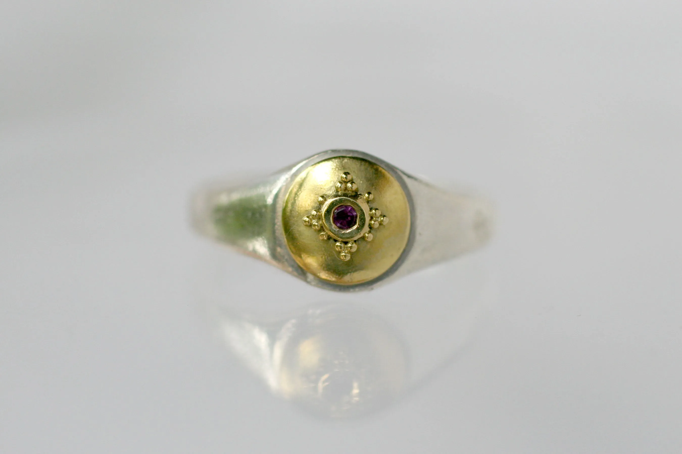 Amethyst Eclipse Mini Signet