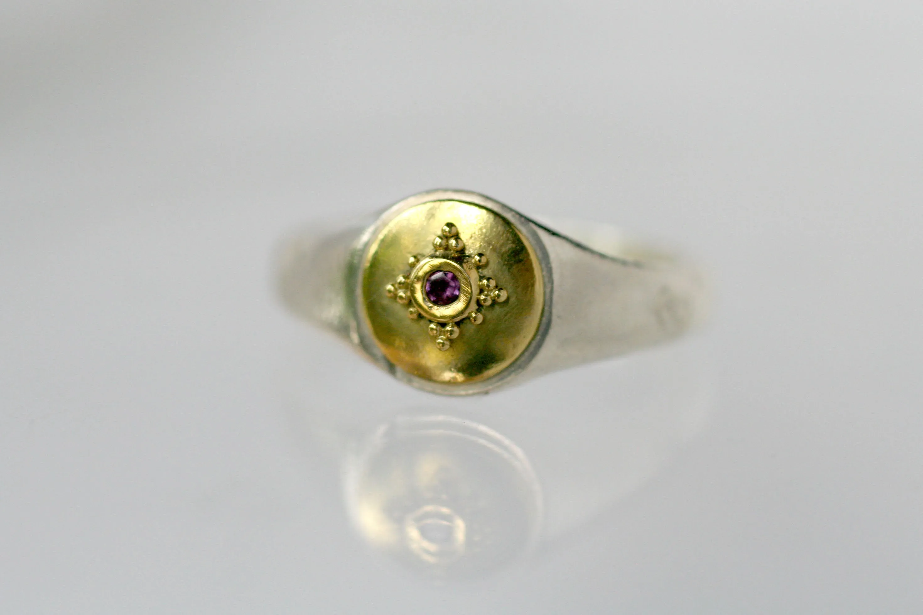Amethyst Eclipse Mini Signet