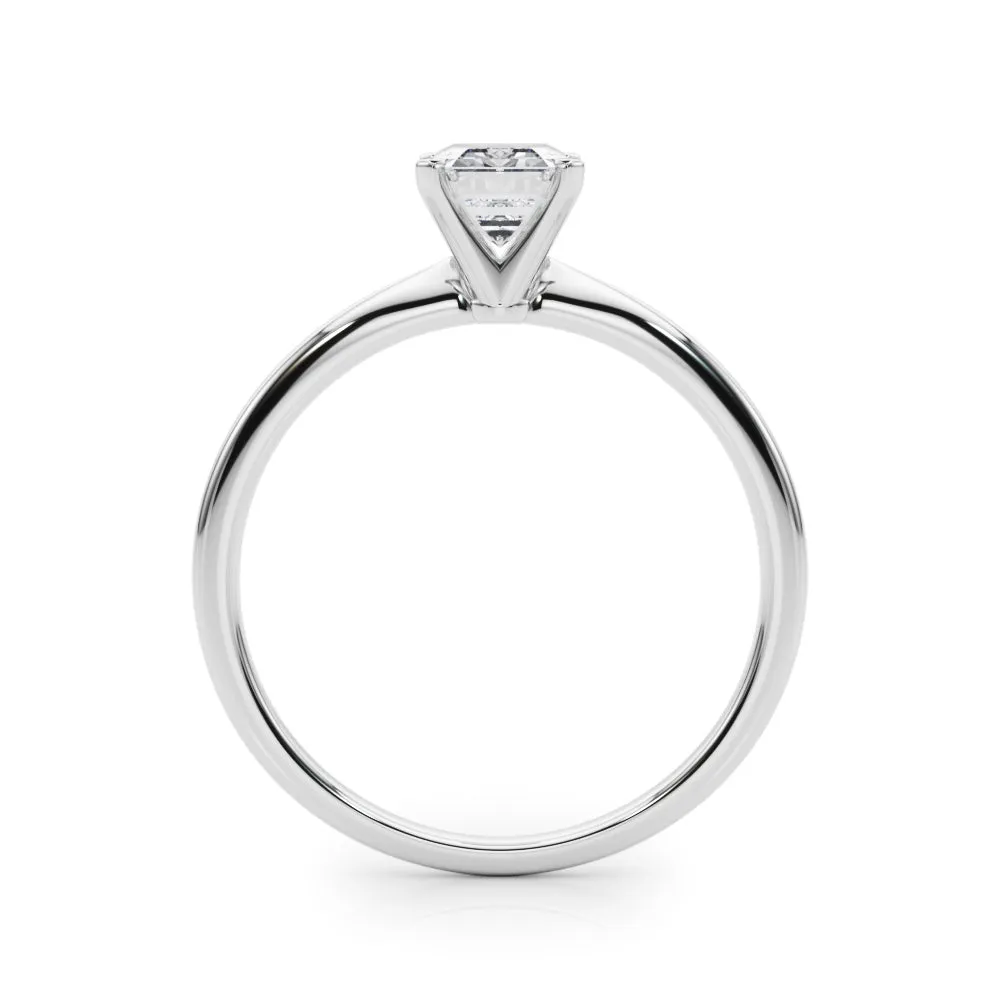 Angelica Emerald Lab Grown Diamond Solitaire Engagement Ring IGI Certified