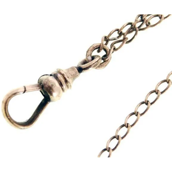 Antique Gold Filled  w/Turquoise Watch Chain Slide Victorian
