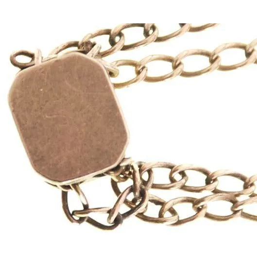 Antique Gold Filled  w/Turquoise Watch Chain Slide Victorian
