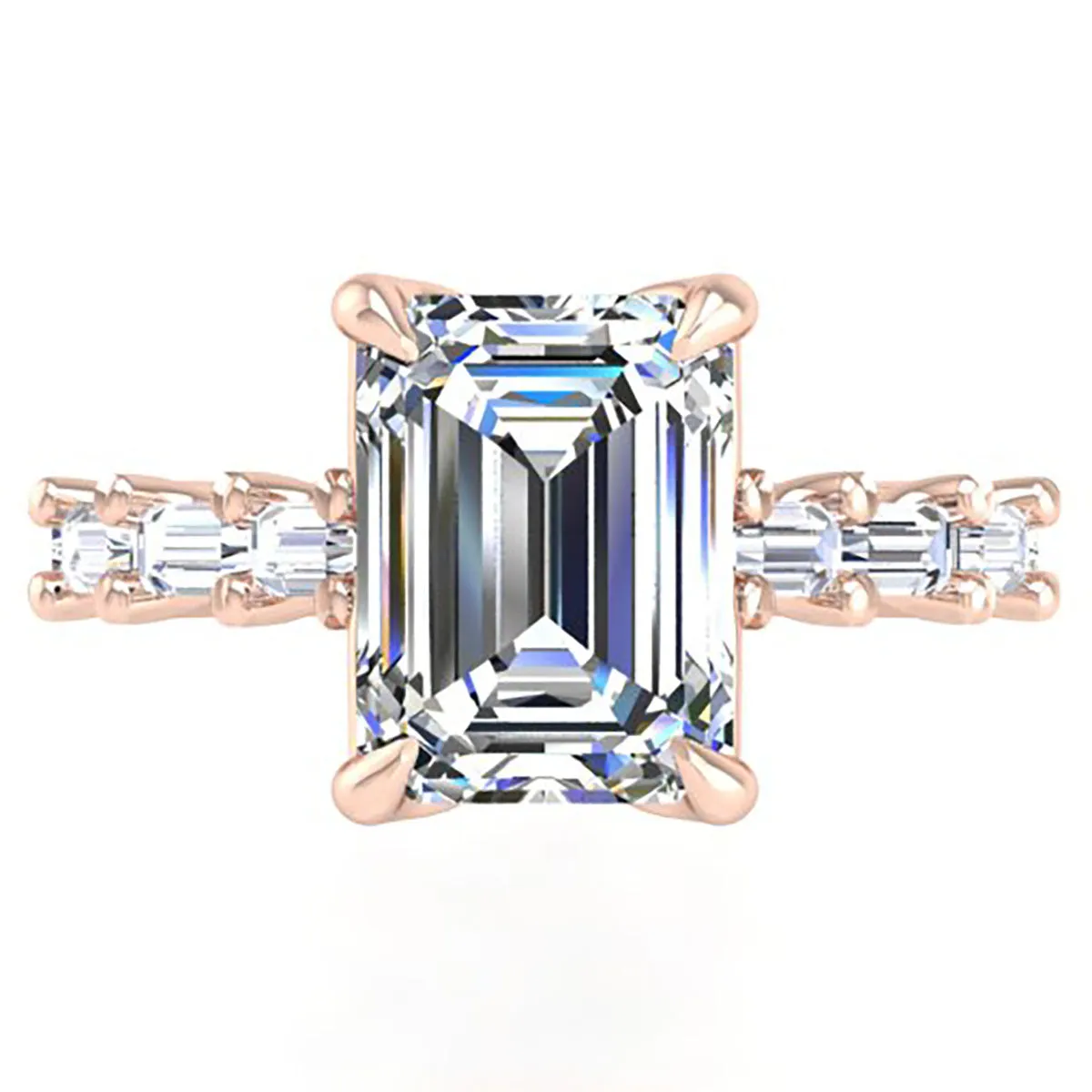BGLG Nolita Baguette Cut Lab-Grown Diamond Engagement Ring