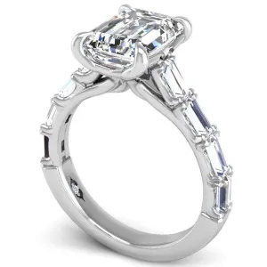 BGLG Nolita Baguette Cut Lab-Grown Diamond Engagement Ring