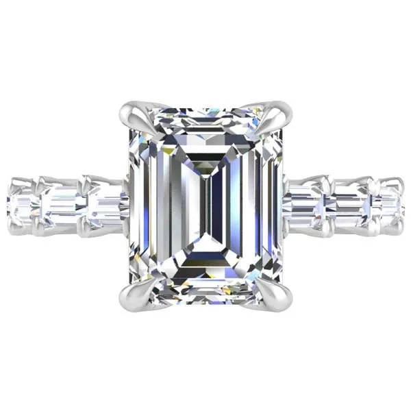 BGLG Nolita Baguette Cut Lab-Grown Diamond Engagement Ring