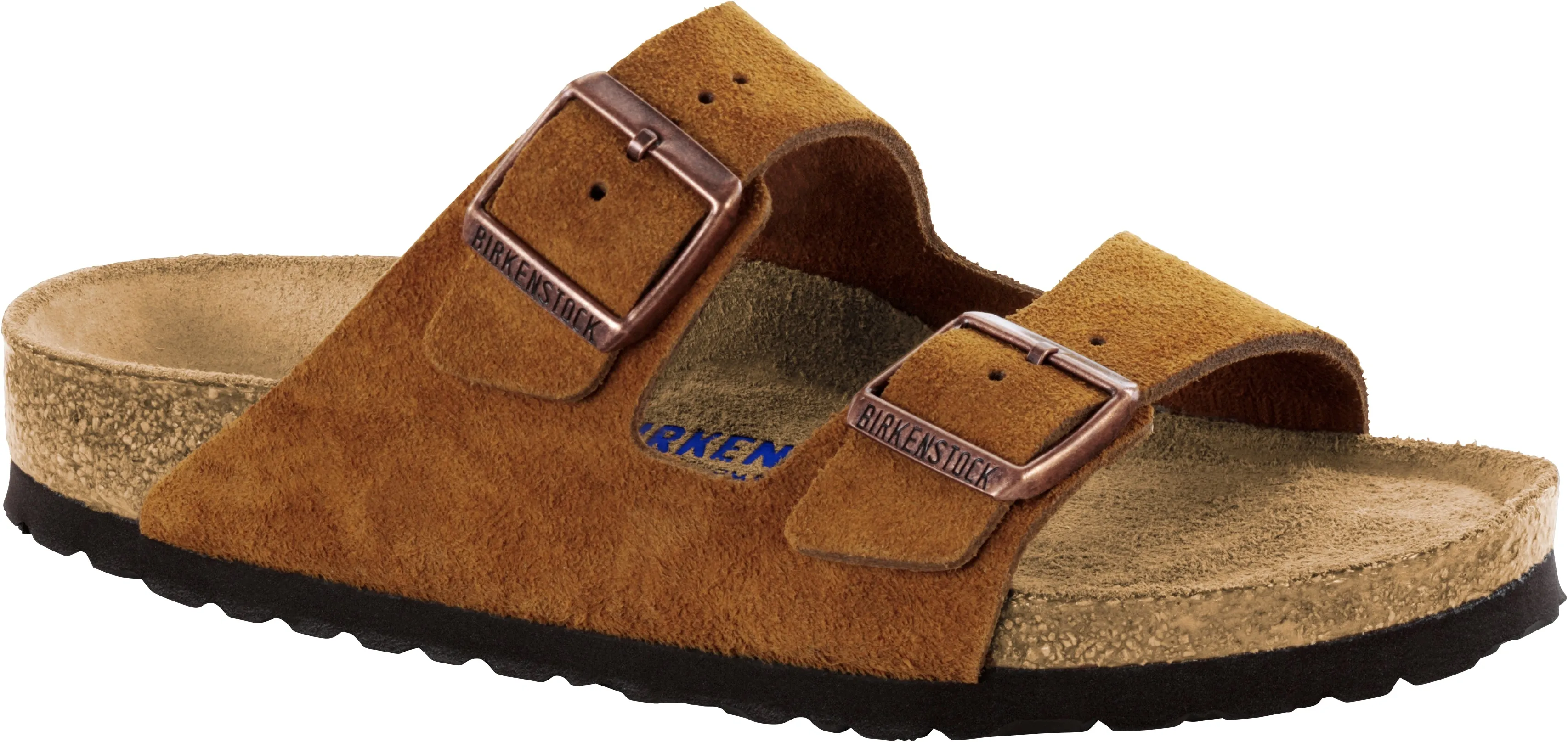 Birkenstock Arizona Mink - Suede Leather/Soft Footbed Narrow
