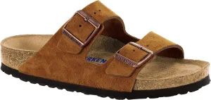 Birkenstock Arizona Mink - Suede Leather/Soft Footbed Narrow