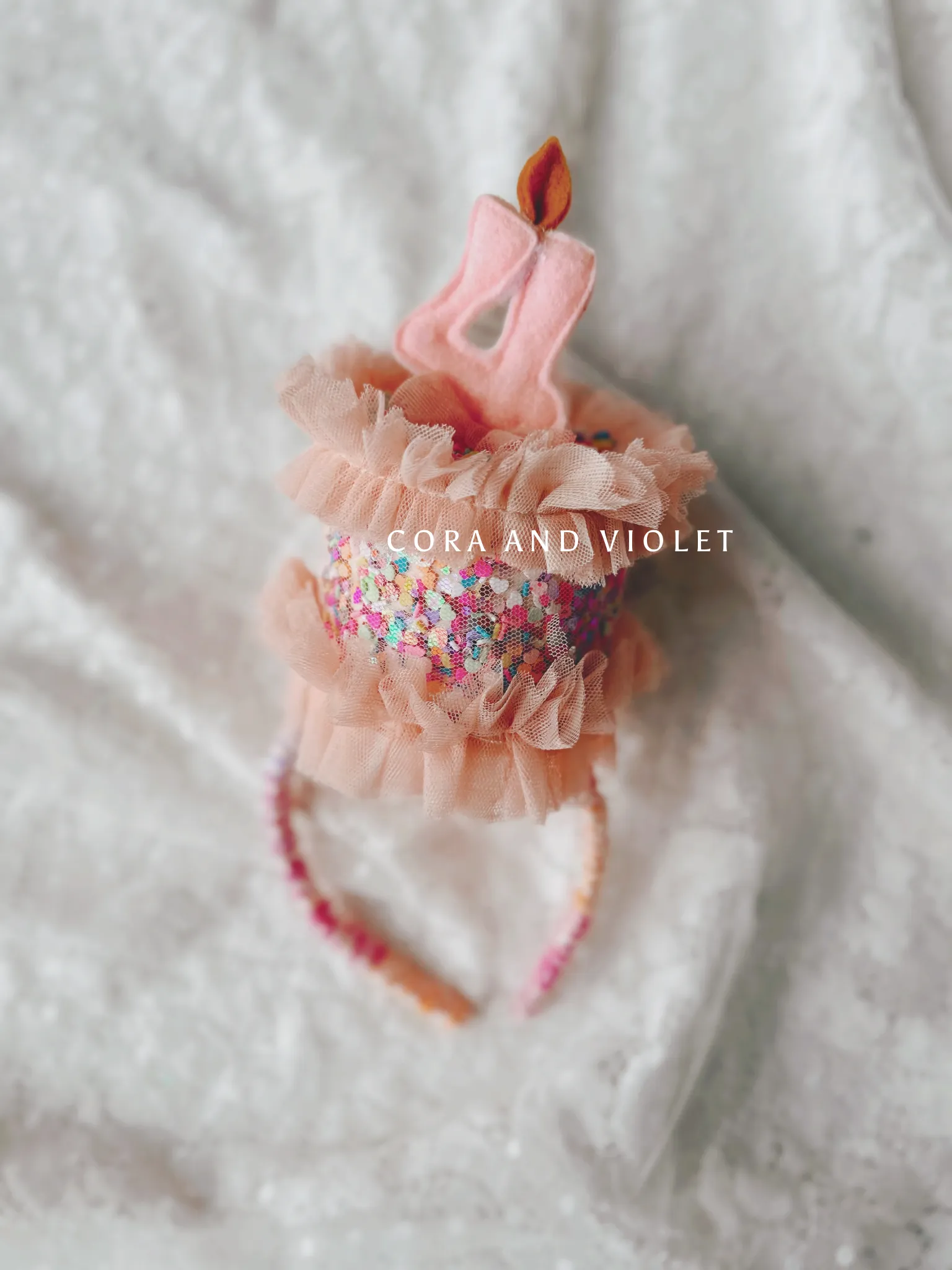 Birthday cake headband ExPRESS
