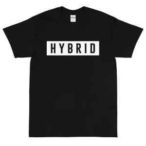 BLACK HYBRID TEE