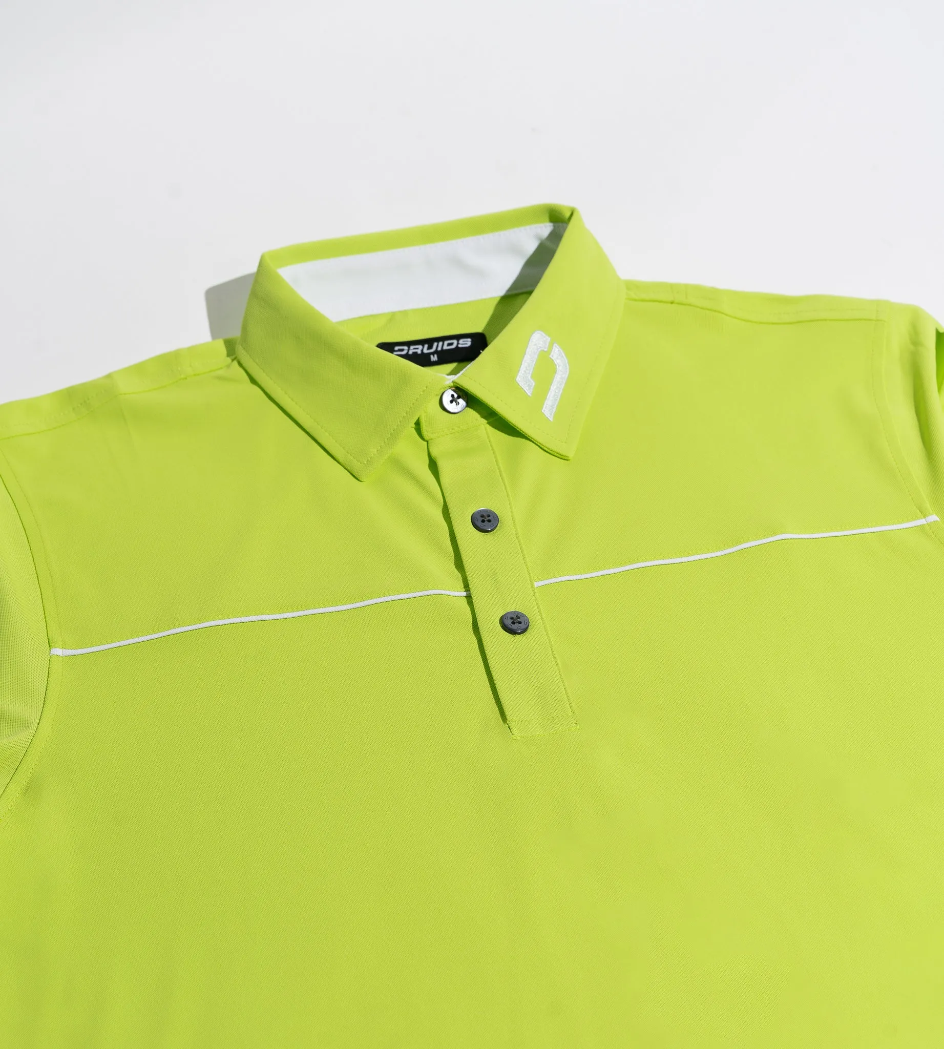 BLOCK PIQUE POLO - LIME