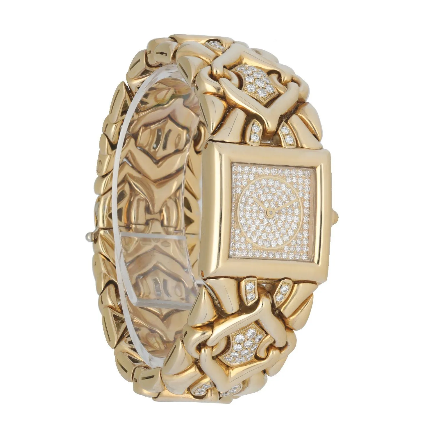 Bulgari Parentesi BJ06 Yellow Gold, Diamond Dial & Bracelet