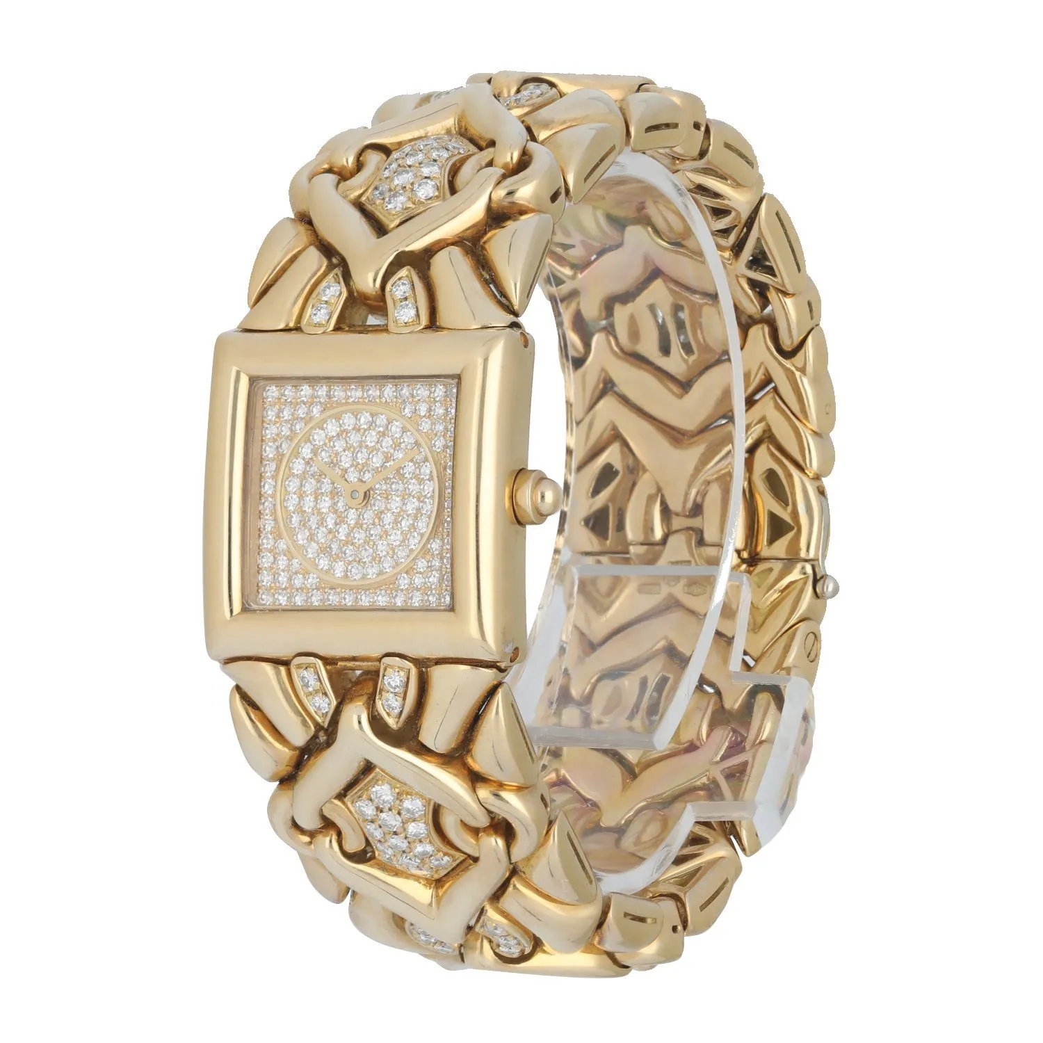 Bulgari Parentesi BJ06 Yellow Gold, Diamond Dial & Bracelet