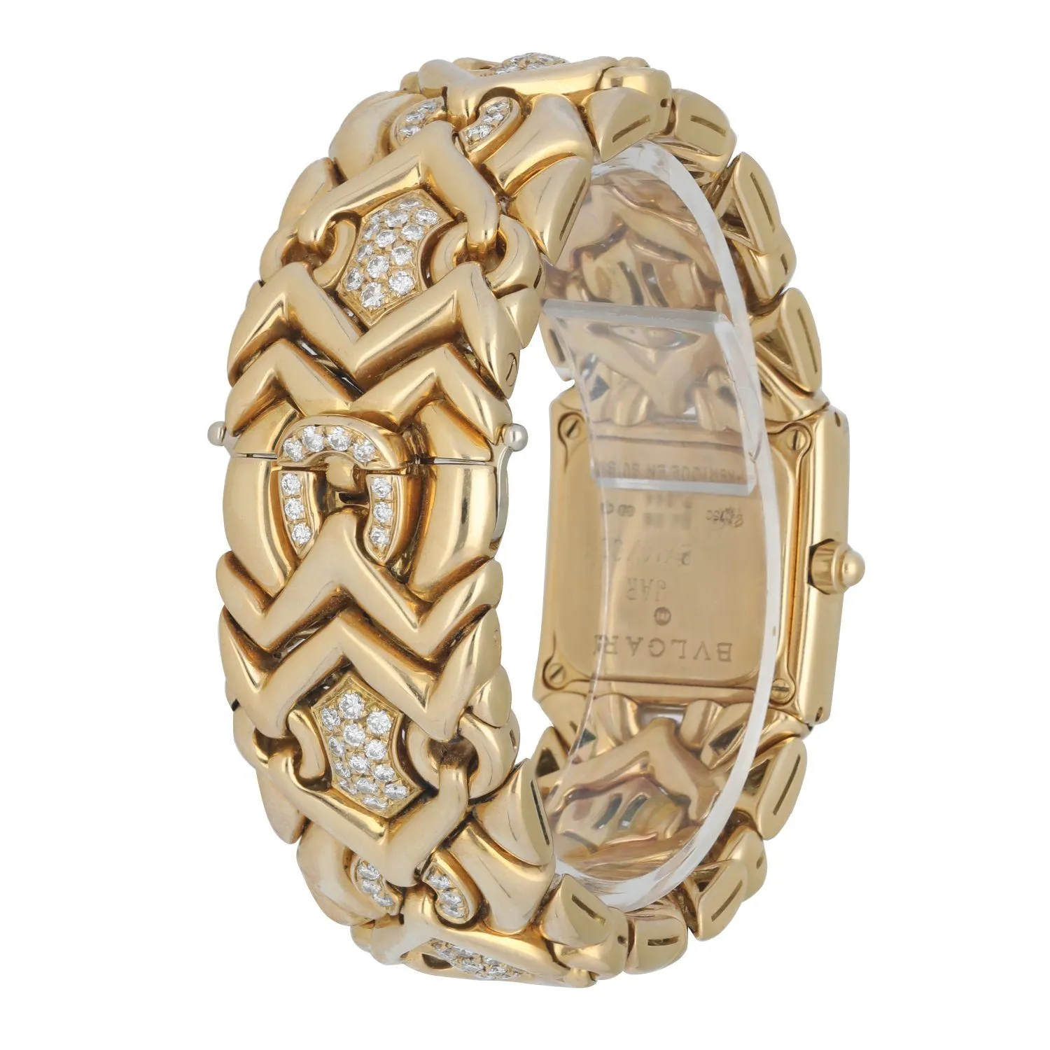 Bulgari Parentesi BJ06 Yellow Gold, Diamond Dial & Bracelet