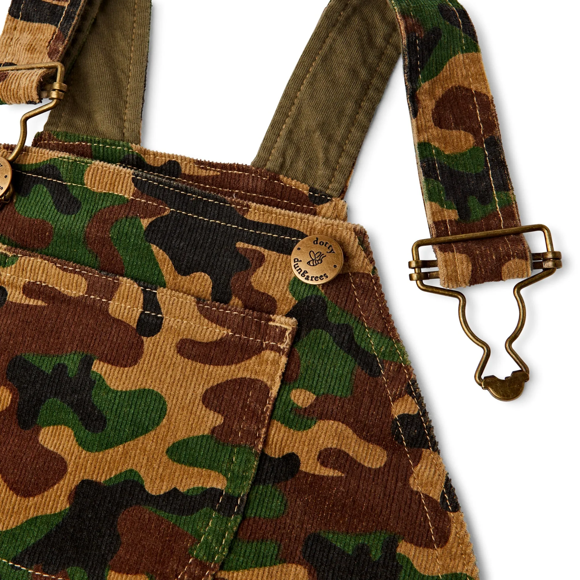 Camouflage Cord Dungarees