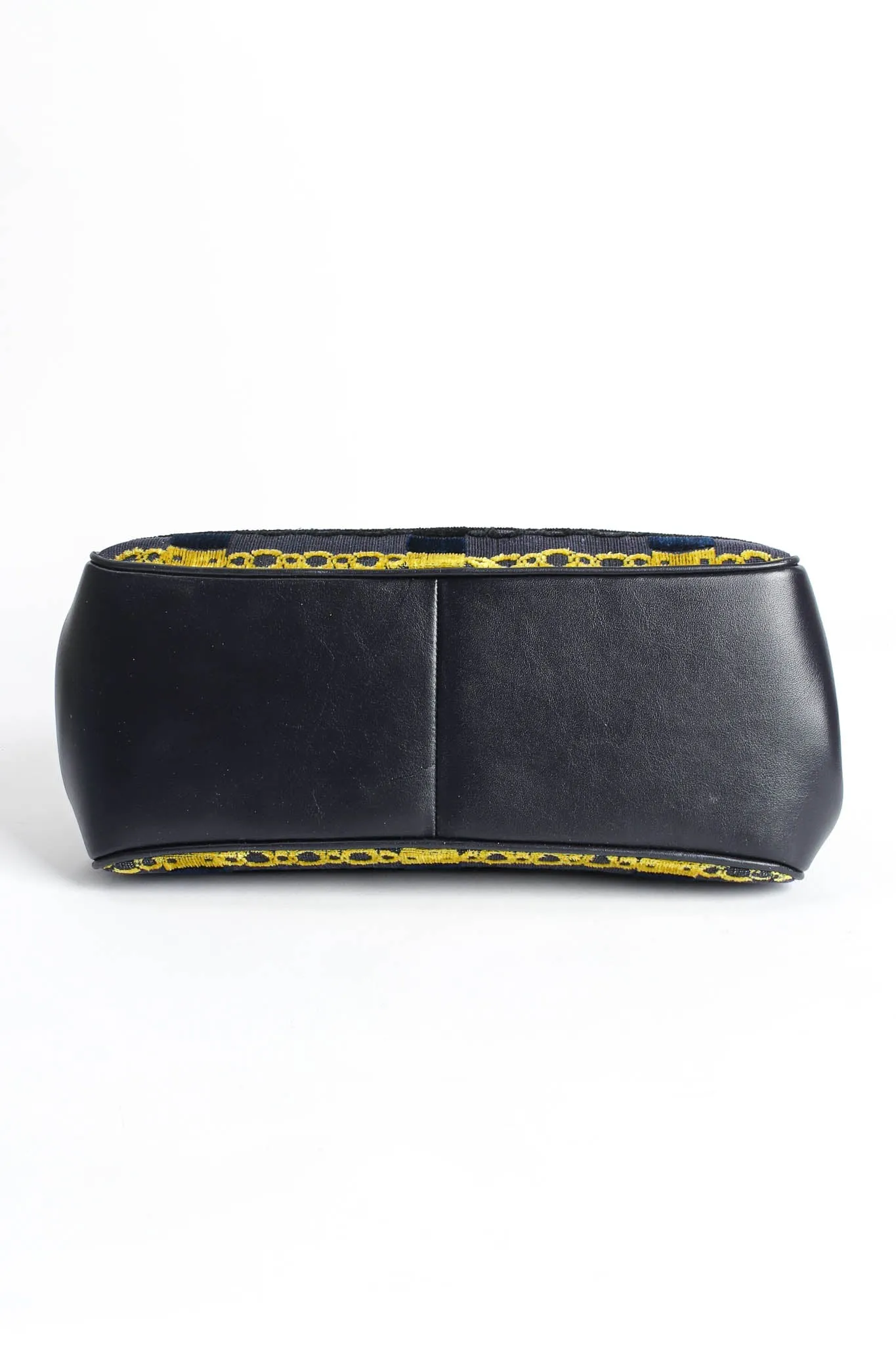 Caravel Velvet Chain Motif Bag