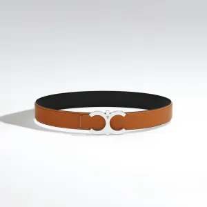 CC BELT WITH SILVER BUCKLE