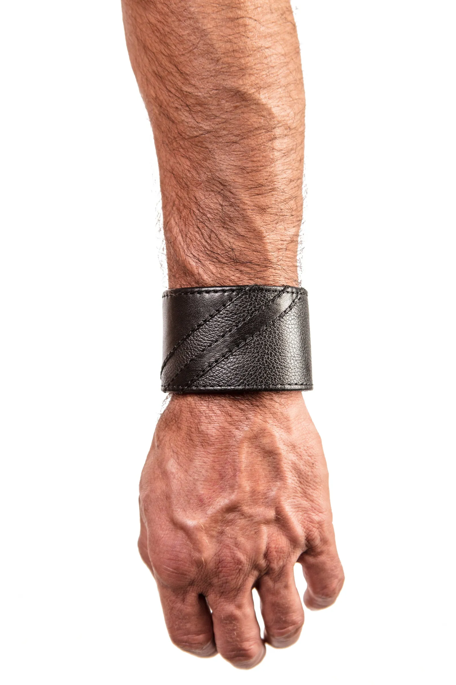 CHEVRON WRISTBAND - Black