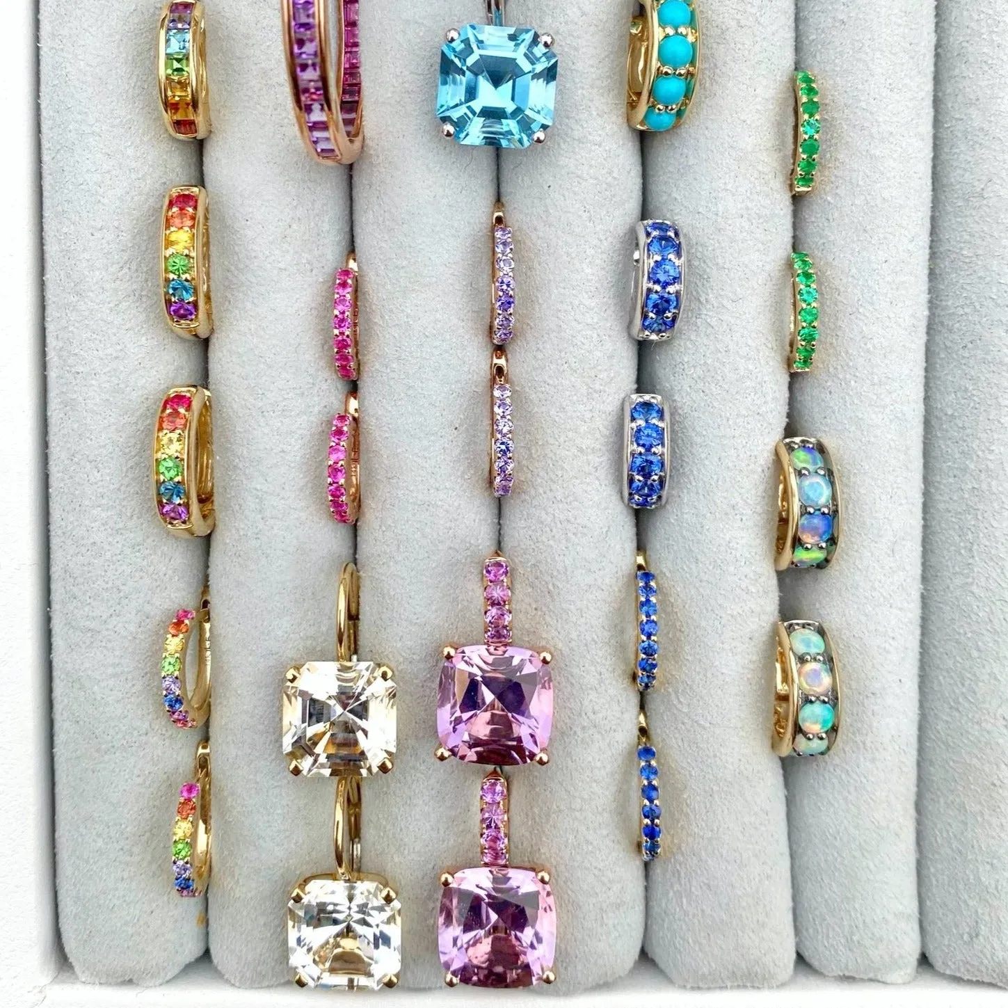 Cirque Color Candy Drop Earrings with Amethyst