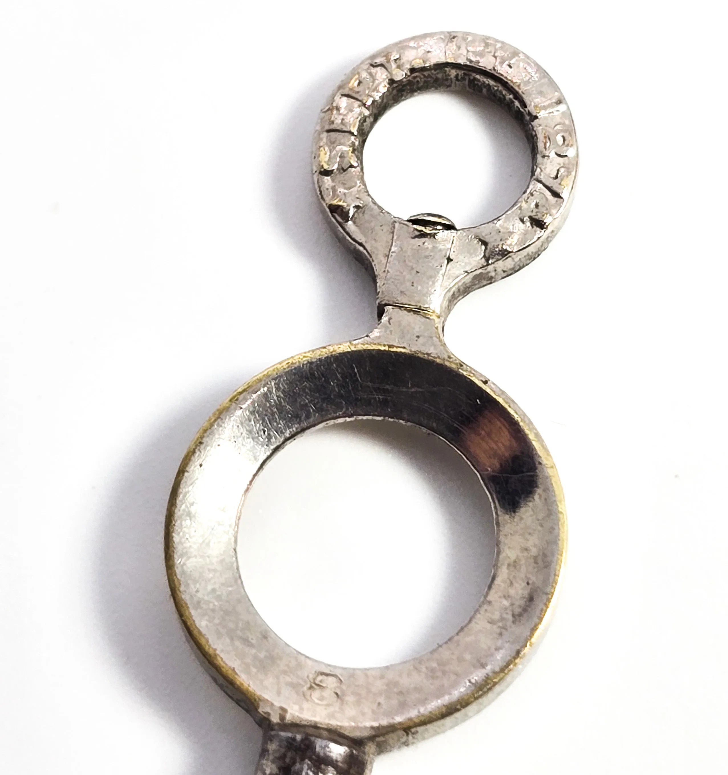 Civil War Pocket Watch Key antique double loop Sept 18th 1874 Patented