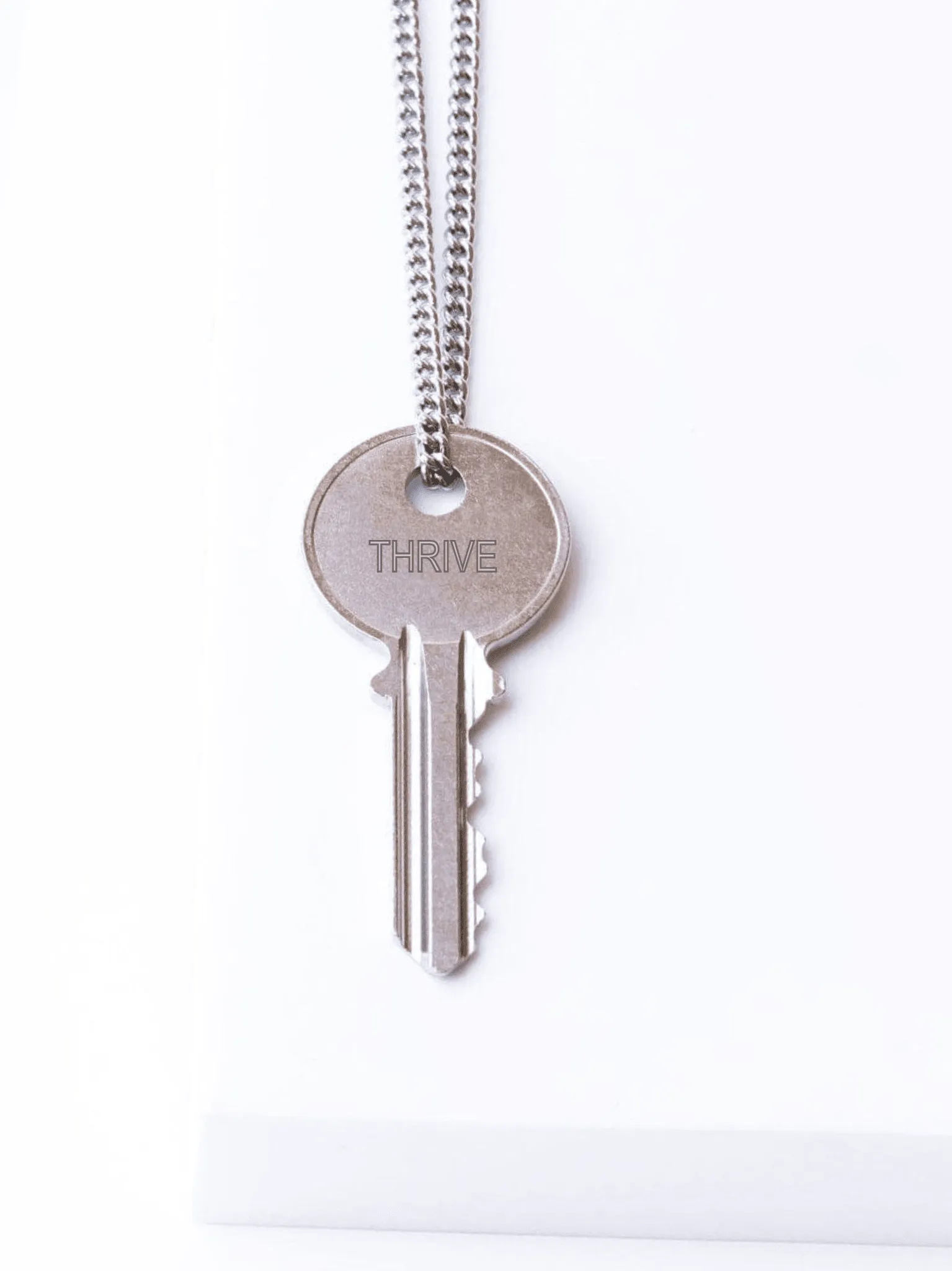Classic Key Chain THRIVE Necklace