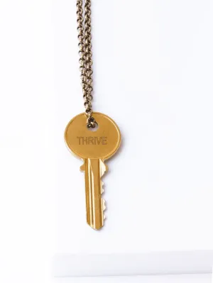 Classic Key Chain THRIVE Necklace