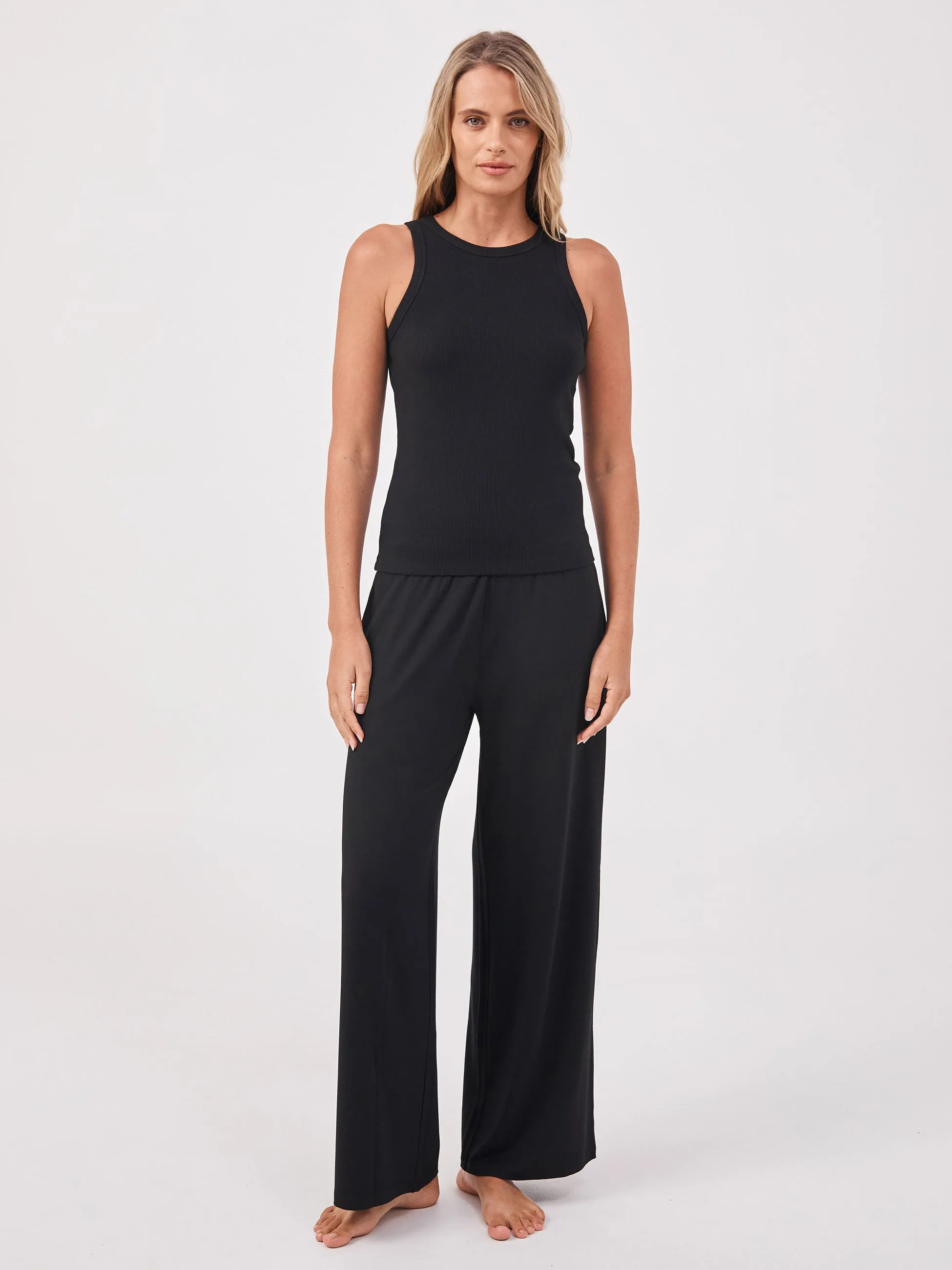 Classic Rib Tank - Black