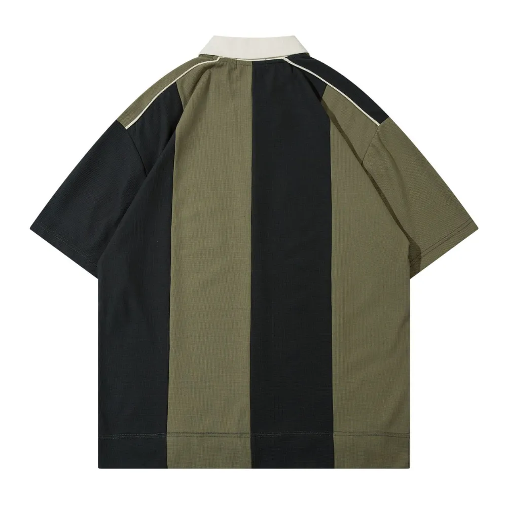 Classic Sports Stripe Polo Shirt