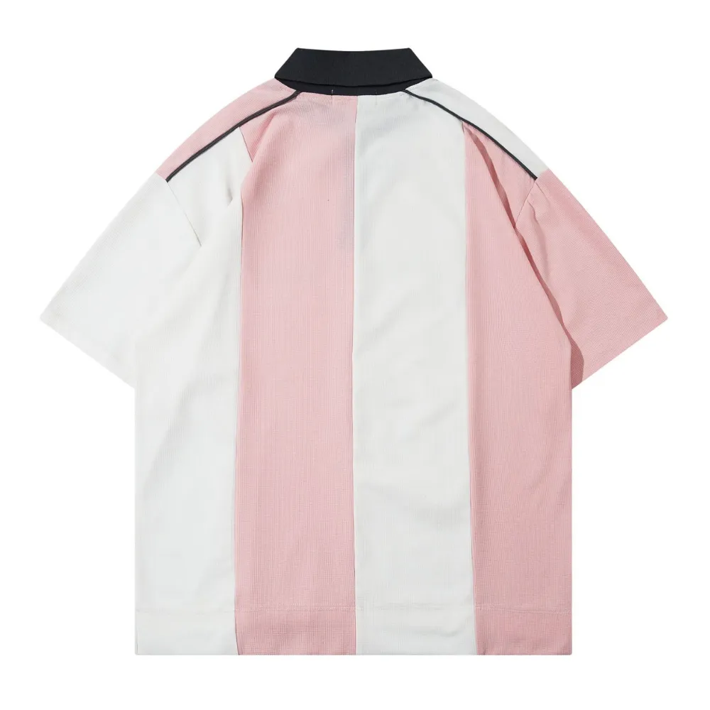 Classic Sports Stripe Polo Shirt
