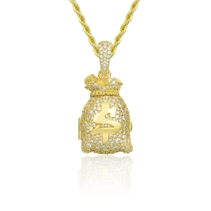 Closable Dollar Money Pocket Pendant