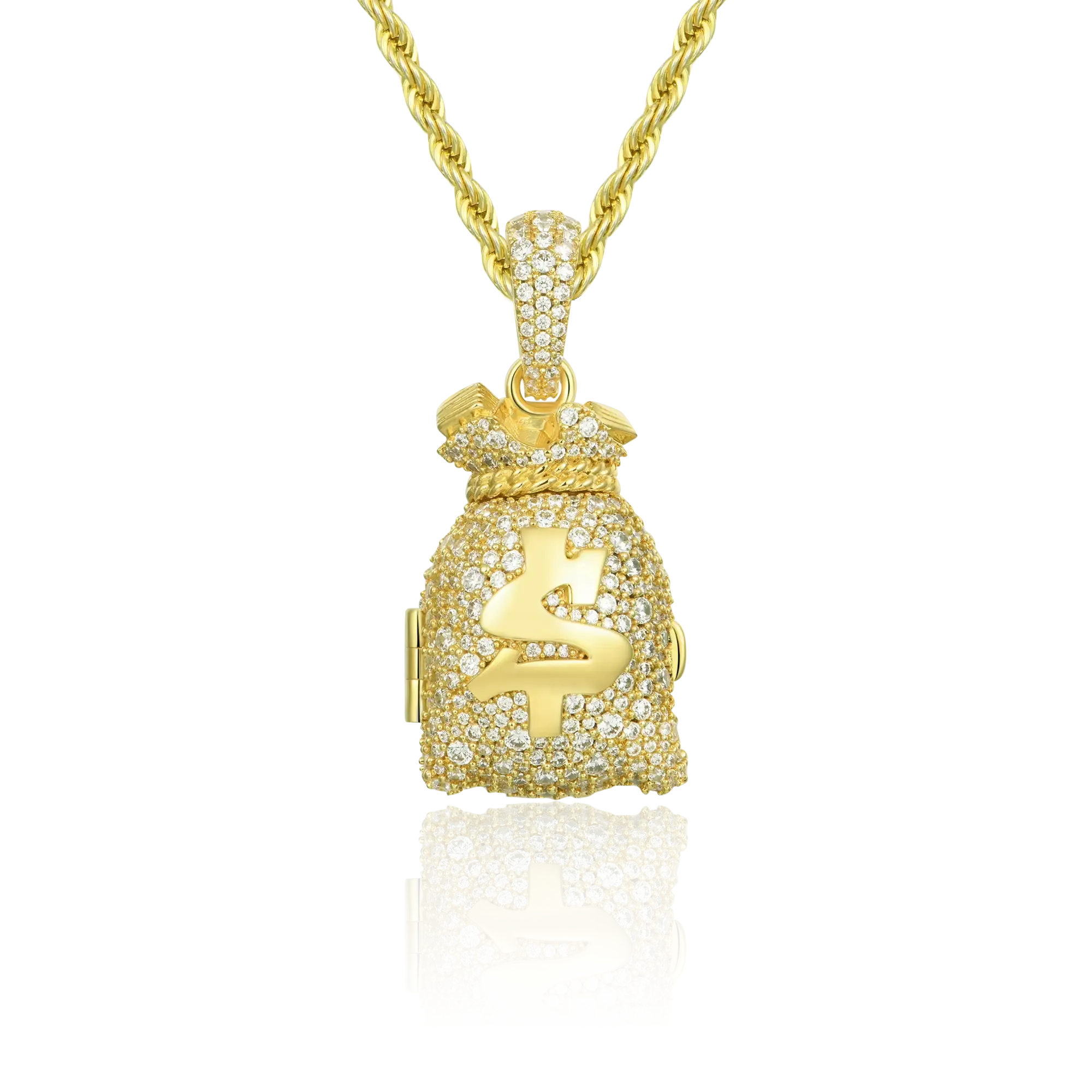 Closable Dollar Money Pocket Pendant