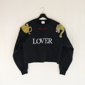 CROPPED COURAGEOUS LOVER CREWNECK