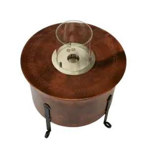 Cuprum Copper Fire Table