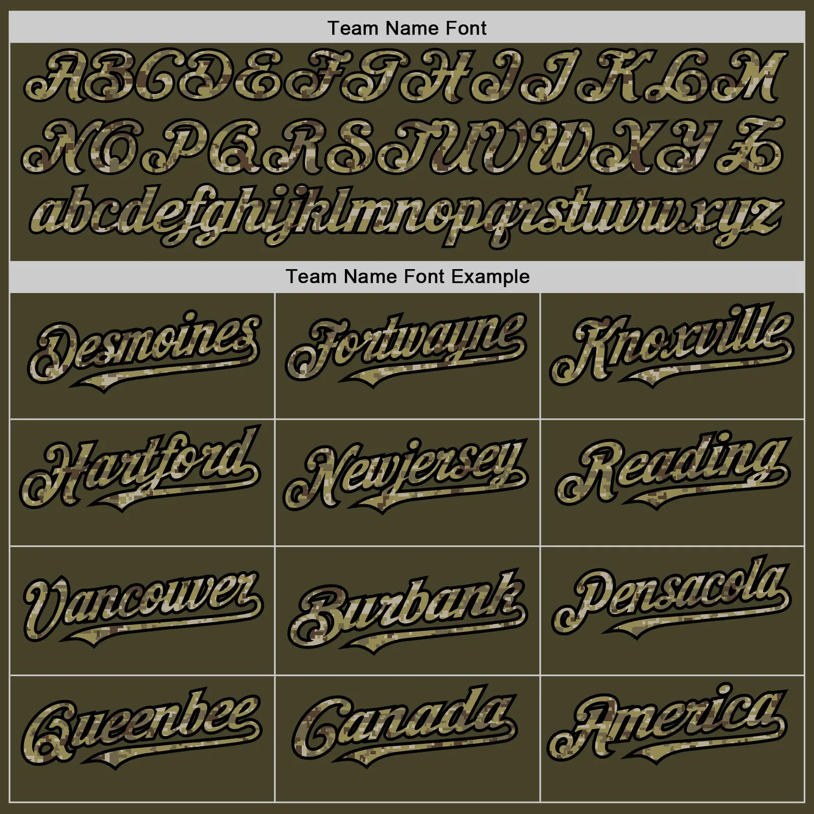 Custom Olive Camo Cream-Black Pinstripe Authentic Split Fashion Salute To Service Baseball Jersey