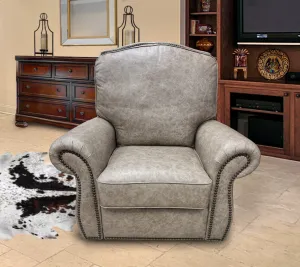 Custom Silverado Swivel Rocker Recliner Fargo Mushroom