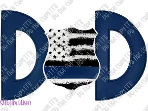 Dad Police Sublimation