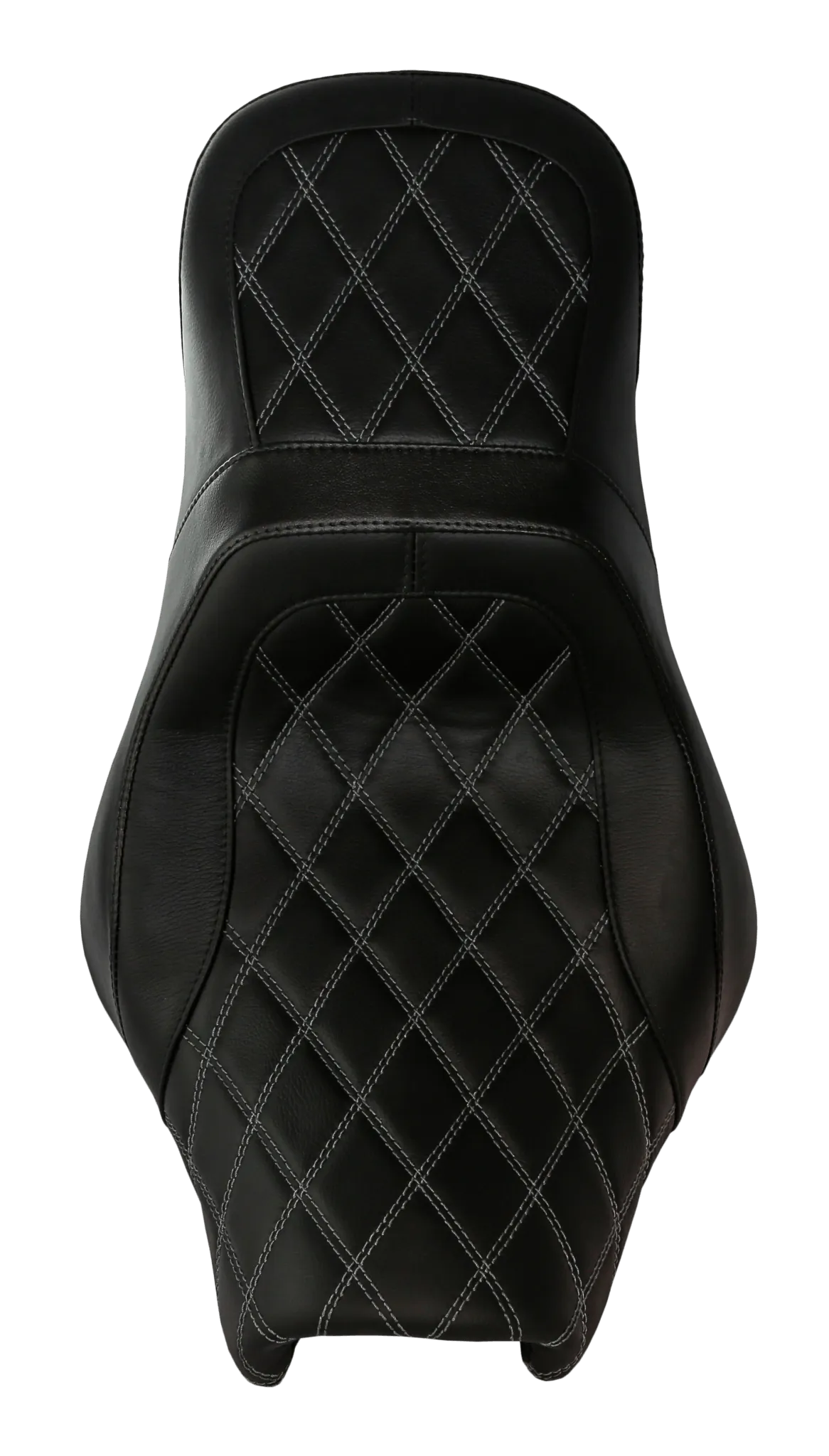 Danny Gray 21-208DIA Weekday 2-Up Seat - Double Diamond Stitch With Charcoal Gray Thread