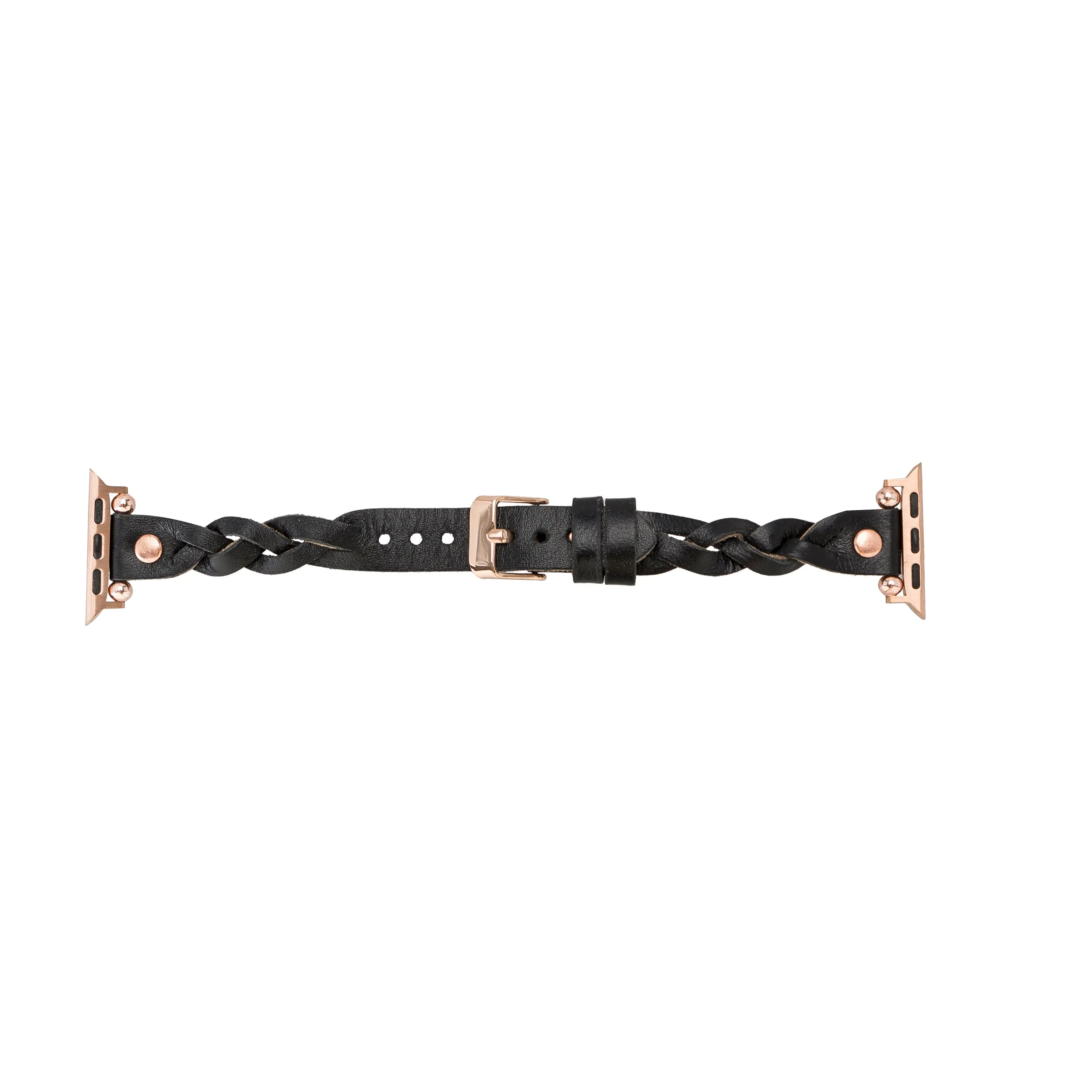 DelfiCase Sheffield Collection Leather Watch Band for Apple Watch & Fitbit / Sense