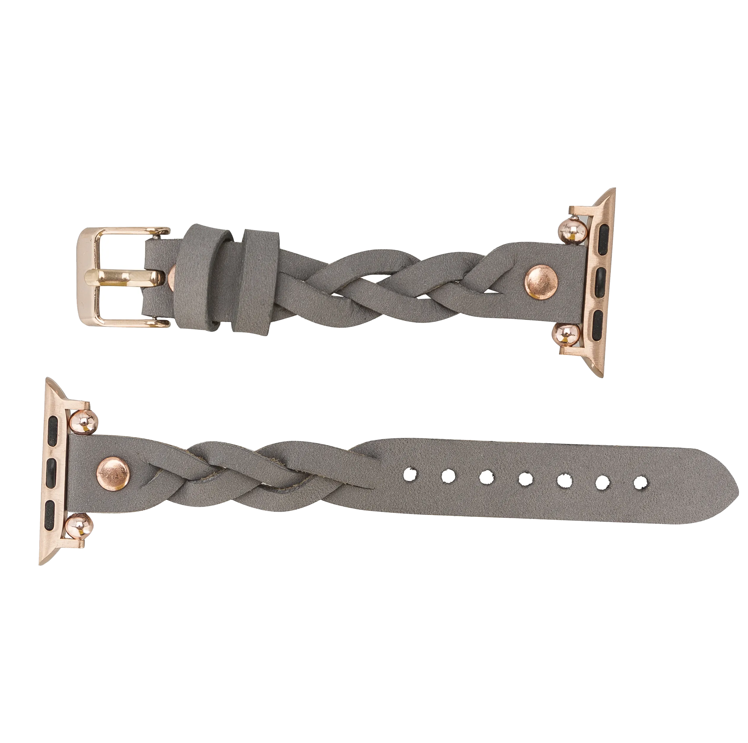 DelfiCase Sheffield Collection Leather Watch Band for Apple Watch & Fitbit / Sense