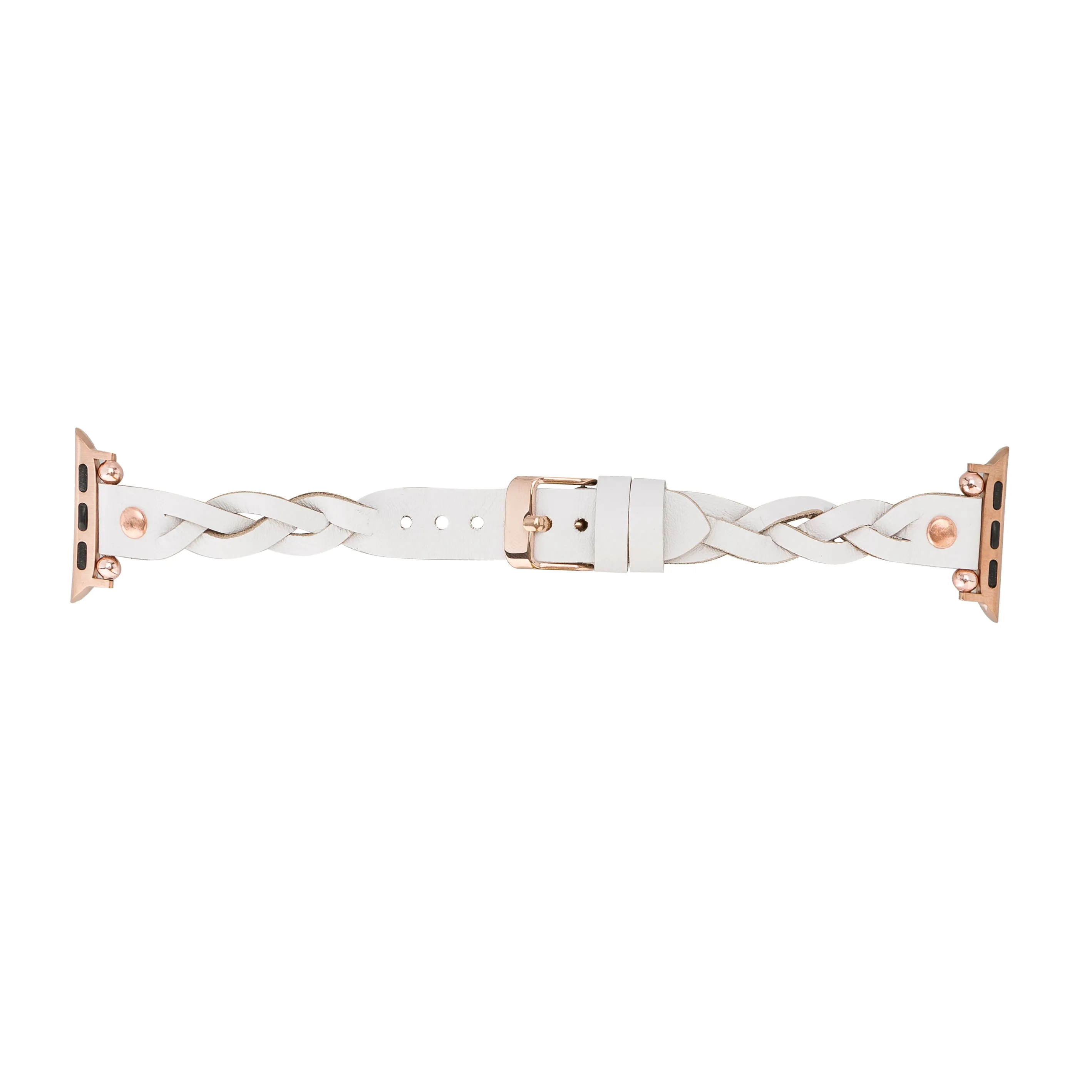 DelfiCase Sheffield Collection Leather Watch Band for Apple Watch & Fitbit / Sense
